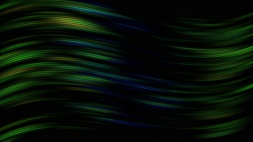 彩色粒子线条起伏波动