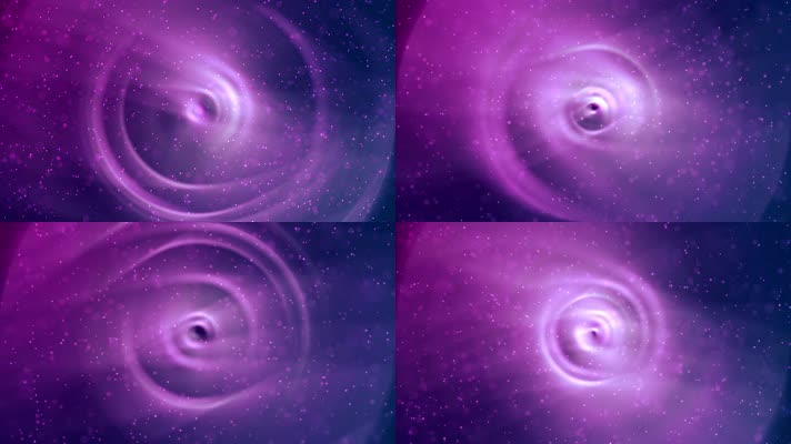 唯美抽象螺旋粒子背景