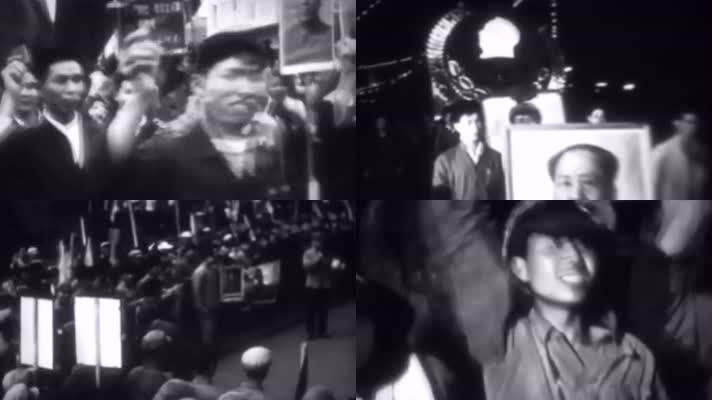 50年代中国庆祝九大召开影像4