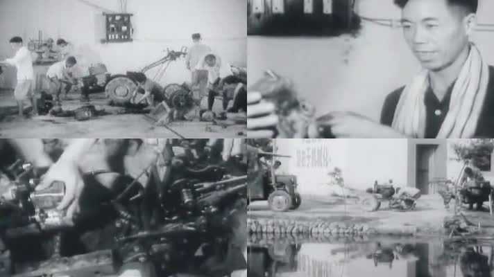 70年代浙江农业机械化生产影像9