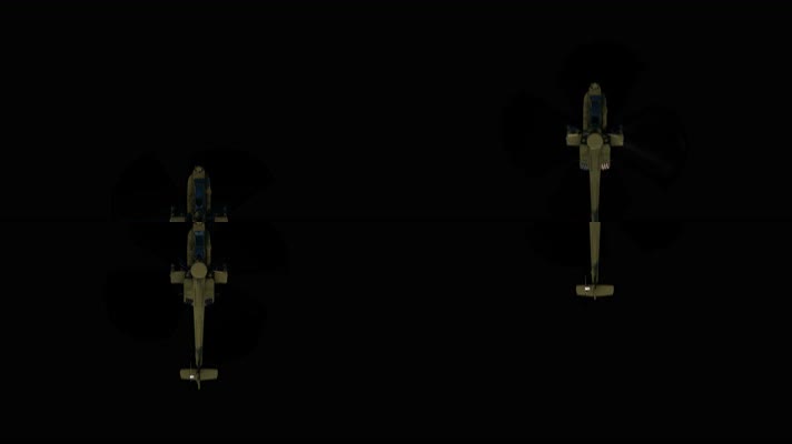 直升飞机上天  遥控飞机 战斗机 黑色通道 