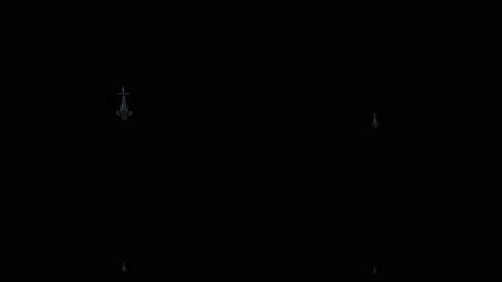 直升飞机穿梭  遥控飞机 战斗机 黑色通道 