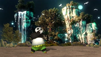 功夫熊猫 中国功夫 熊猫 森林 太极拳  