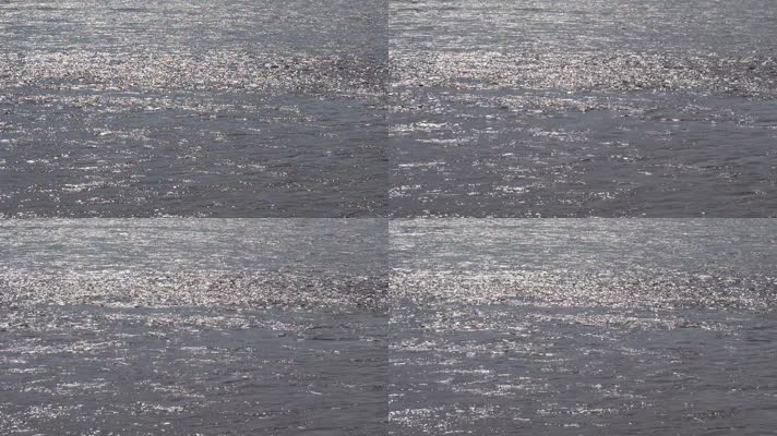 波澜壮阔的水面