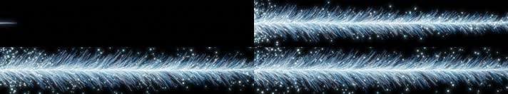 羽毛雪花 粒子穿梭 餐厅桌面素材 动漫特效 