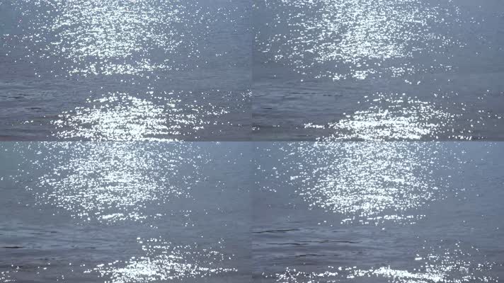 波光粼粼的水面