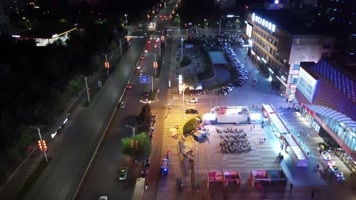 商业街夜景 商业街夜景