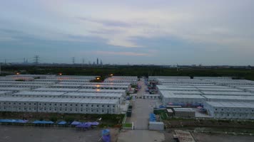 方舱医院4K航拍 方舱医院4K航拍