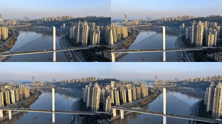 重庆石门大桥航拍
