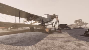 【4K】螺旋桨飞机