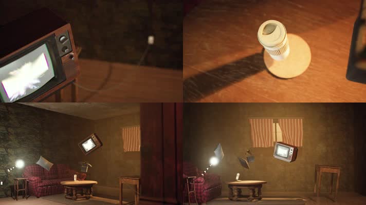 【4K】家具漂浮