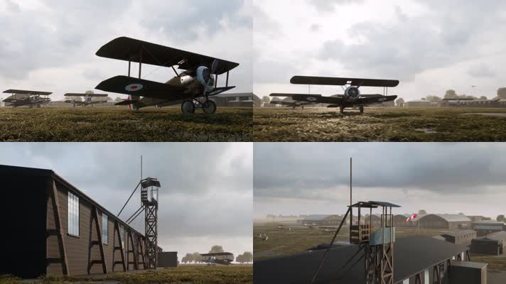 【4K】螺旋桨飞机