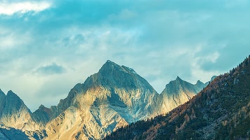 四川川西自然风光延时