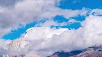 四川川西自然风光延时