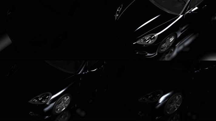 【4K】黑色汽车