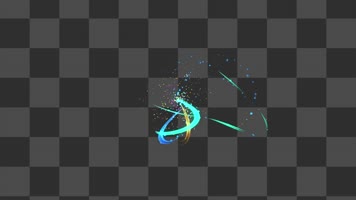 彩色旋转粒子02-alpha通道