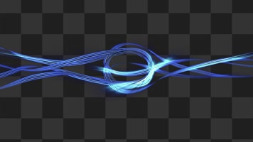 蓝色光线粒子04-alpha通道