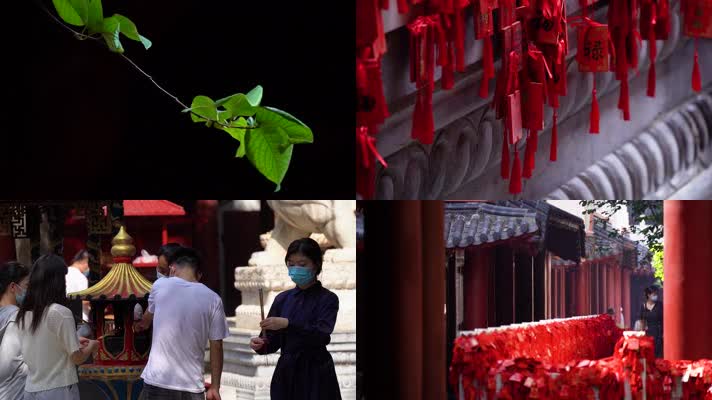 郑州大观音寺祈福许愿烧香拜佛