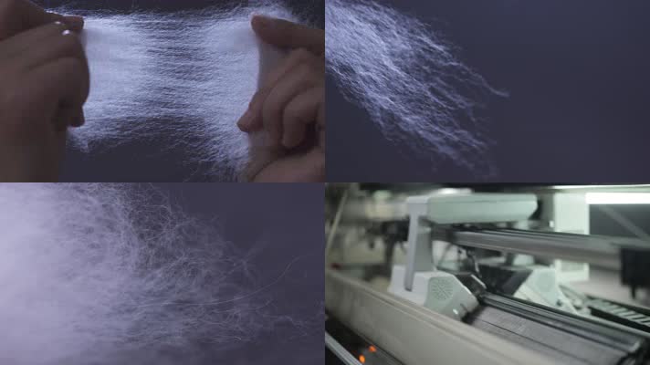 4K·绒毛、纺织、织布机