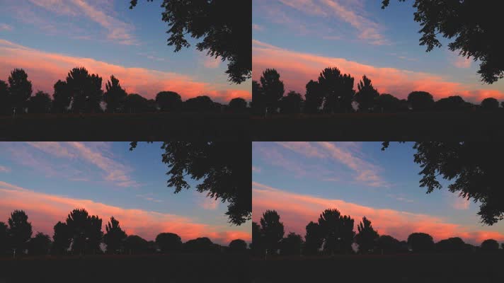 落日晚霞视频素材