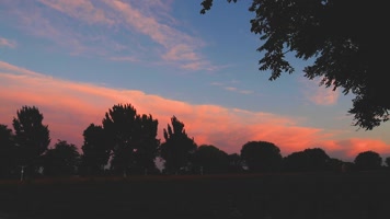 落日晚霞视频素材