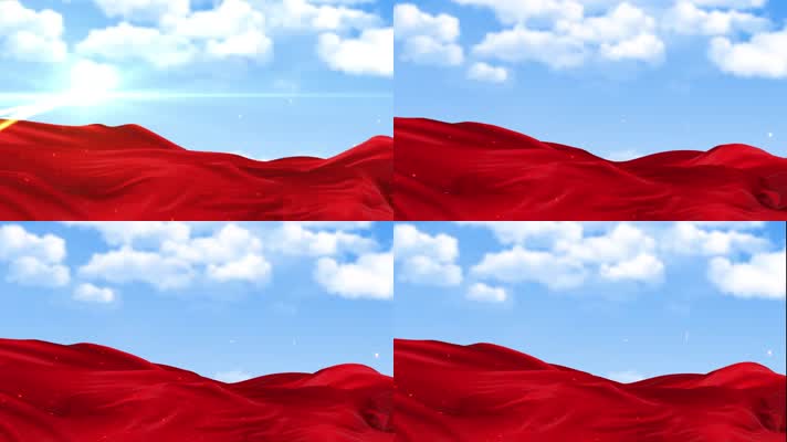 视频预览  大气震撼 E3D 党政 红色