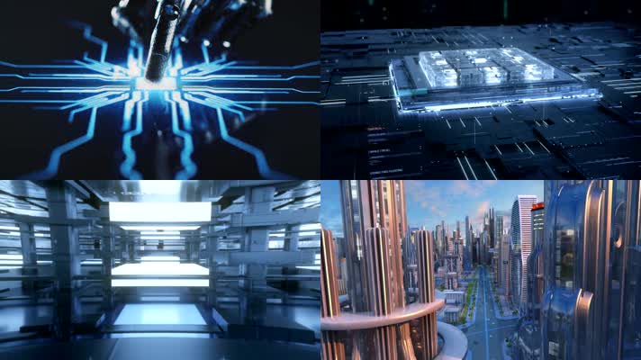 光电5G空镜开场过渡