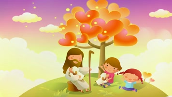 卡通上帝讲故事