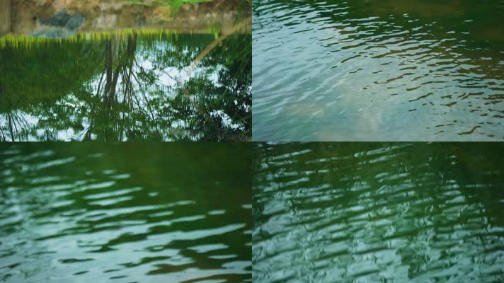 唯美水波纹波光粼粼