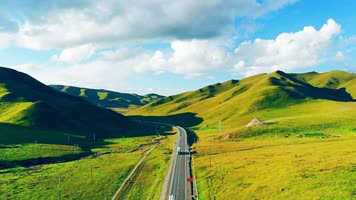 4K高山草原风光