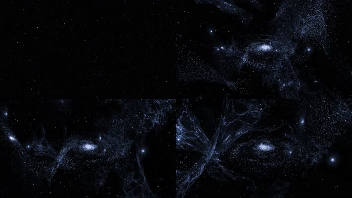 【4K宇宙】星云宇宙大爆炸璀璨银河背景