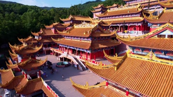 4K航拍观音寺佛寺 4K航拍观音寺佛寺