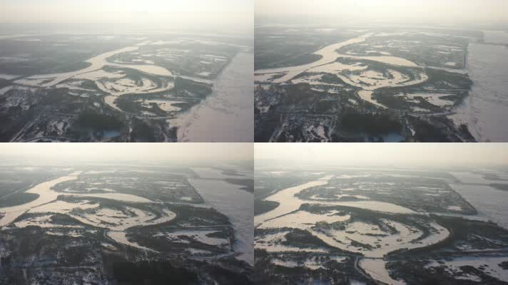 哈尔滨城市雪景4k-003