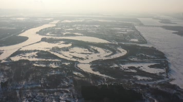 哈尔滨城市雪景4k-003