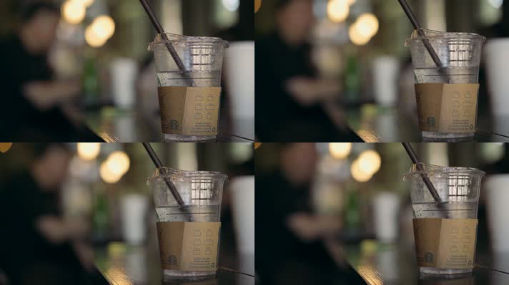 咖啡馆气泡水饮料顾客聊天室内氛围