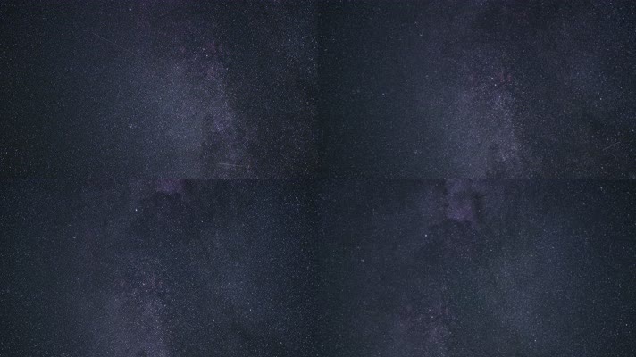 星空流星划过星辰时间流逝梦幻延时