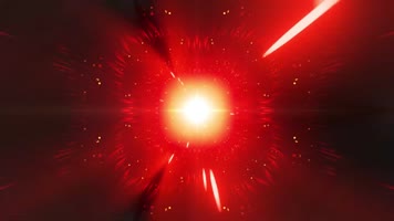 红色线条图形穿梭背景