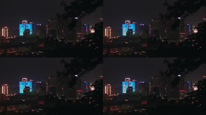 4k高清视频城市夜景