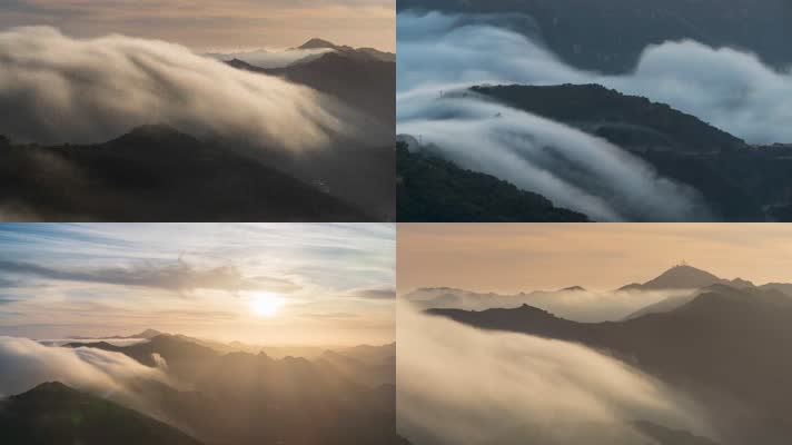 【4K】山川云雾