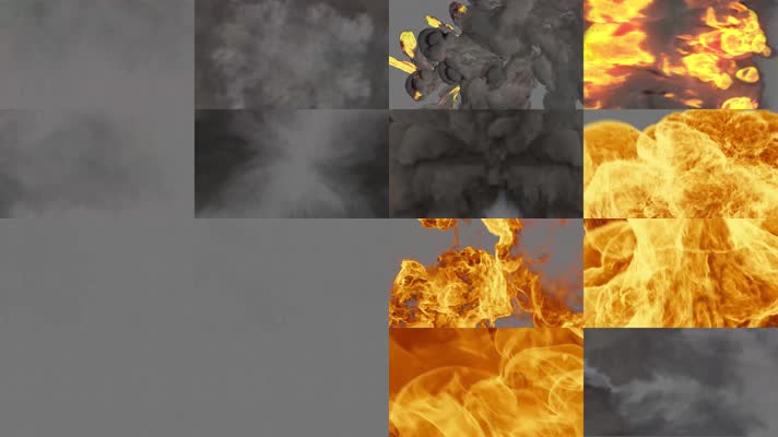 火焰爆炸转场12组【带通道】