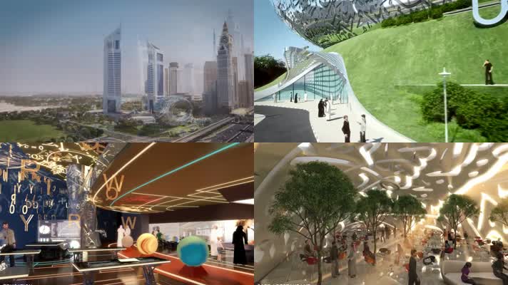 未来智慧科技城市动画视频