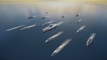 航母舰队视频素材 航母舰队视频素材