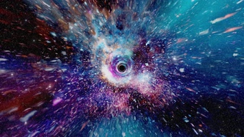 星河隧道穿梭背景