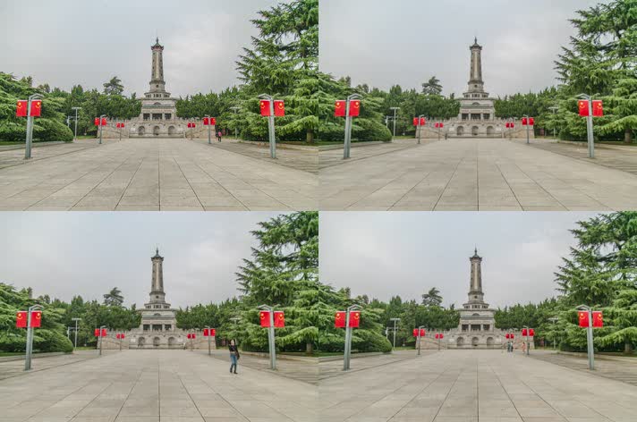 湖南烈士公园纪念碑延时