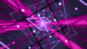 紫色粒子万花筒