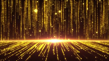 金色粒子风格舞台LED背景视频