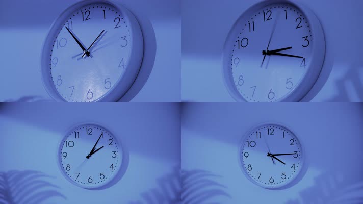 深夜时钟延时-飞快旋转