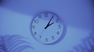 深夜时钟延时-飞快旋转