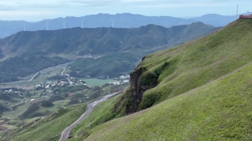 超高清航拍贵州韭菜坪自然风光