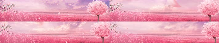 唯美粉色树FF22252